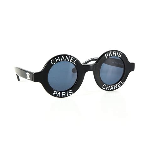 chanel vintage round sunglasses